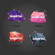 Abstract Geometric Label N6