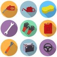 Car service icon set N2