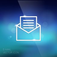 Bold simple line icon infographic template design on blur background