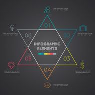 Infographic elements star