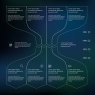 Set of infographic template layouts Flow chart secuence numbered banner N21