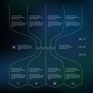 Set of infographic template layouts Flow chart secuence numbered banner N23