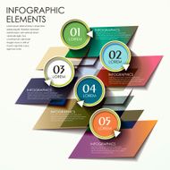 abstract trendy infographic elements design N2