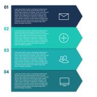 Set of infographic template layouts Flow chart secuence numbered banner N30