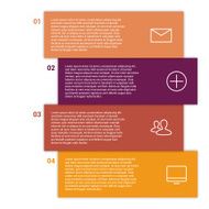 Set of infographic template layouts Flow chart secuence numbered banner N33