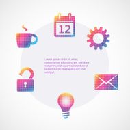 Set of infographic template layouts Flow chart secuence numbered banner N36