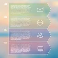 Set of infographic template layouts Flow chart secuence numbered banner N48