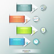 Modern infographics options banner N301
