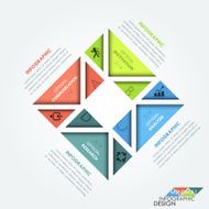 Modern infographics options banner N302
