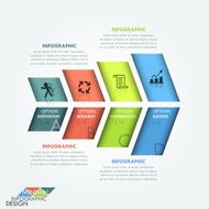 Modern infographics options banner N304
