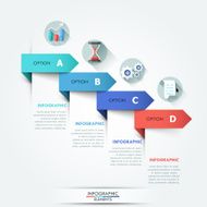 Modern infographic option banner N55