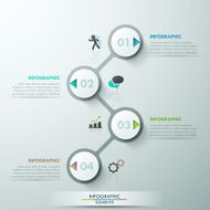 Modern infographics options banner N308