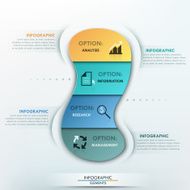Modern infographics options banner N312