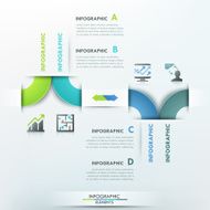 Modern infographics options banner N313