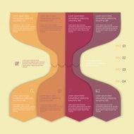 Set of infographic template layouts Flow chart secuence numbered banner N51