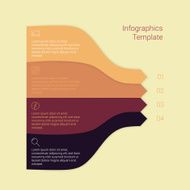 Set of infographic template layouts Flow chart secuence numbered banner N53