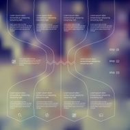 Set of infographic template layouts Flow chart secuence numbered banner N66