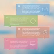 Set of infographic template layouts Flow chart secuence numbered banner N74