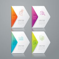 Infographic design template and marketing icons N46
