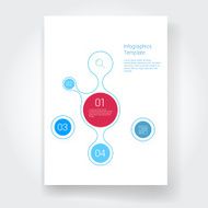 Set of infographic template layouts Flow chart secuence numbered banner N88
