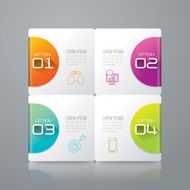 Infographic design template and marketing icons N48