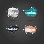 Abstract Geometric Label N12