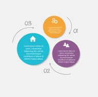 Vector colorful info graphics for your business presentations N135
