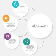 Vector colorful info graphics for your business presentations N141