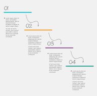 Vector colorful info graphics for your business presentations N146