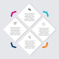 Vector colorful info graphics for your business presentations N149