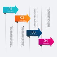 Vector colorful info graphics for your business presentations N153