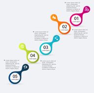 Vector colorful info graphics for your business presentations N154