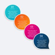 Vector colorful info graphics for your business presentations N160
