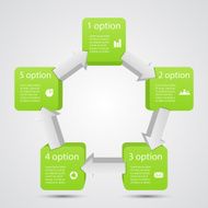 Modern vector template for your business project N91