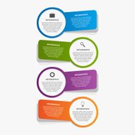 Abstract infographic template Design elements