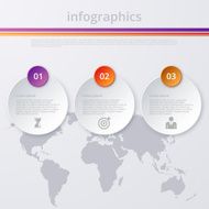 Vector illustration infographics Timeline circle N2