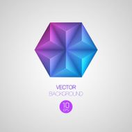 3d triangular background Vector illustration N2