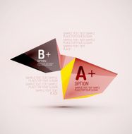 Geometric shapes in the air Vector abstract background N144