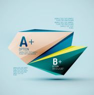 Geometric shapes in the air Vector abstract background N146