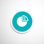 Business Infographics circle graph Vector illustration N7