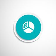 Business Infographics circle graph Vector illustration N8