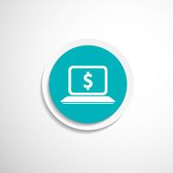 High-quality laptop screen with the Dollar Economy concept N12
