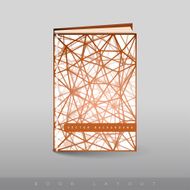 Modern abstract brochure as book N6