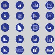 Infographic elements Pie chart Items for business statistics