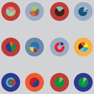 Infographic elements The set is round