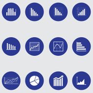 Infographic elements Items for business statistics and reports N3