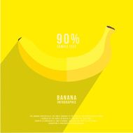 fruits vector illustration banana infographics N2