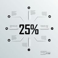 info graphics design with 25