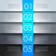 clean numbered banners N3