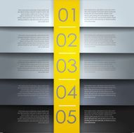 clean numbered banners N4